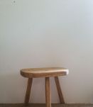 Tabouret ancien bois brut