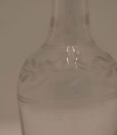 Paire de carafons huile et vinaigre taillé