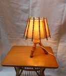 Lampe en rotin