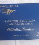 coffret  6 couteaux de table  Laguiole