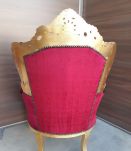 fauteuil majestique matlasse