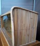 petit vitrine osier 1950
