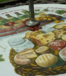 Plateau à fromages et vins de France en porcelaine CNP