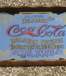Plateau miroir coca cola , vintage , années 70