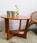 Table de salon scandinave vintage en teck
