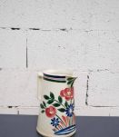 Carafe vintage à fleurs