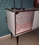 Meuble bar vintage relooké 