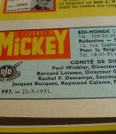 album Mickey N°52 de 1971
