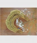 Panier en bambou et fils de coton 