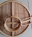 Corbeille vintage en rotin