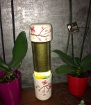 Lampe paillettes année 60