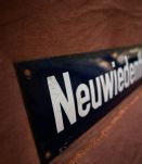 Plaque émaillée de rue Allemande