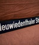 Plaque émaillée de rue Allemande