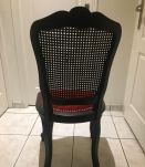 Chaise Salomé de style Louis Philippe cannée