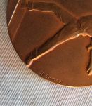 Médaille Bronze bouliste pétanque signée H Demey