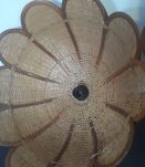 Suspensions Rotin Vintage