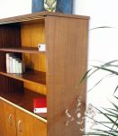 Meuble vitrine bibliothèque vintage pieds compas 50s 