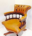 Fauteuil anglais Chesterfield captain