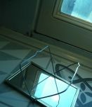 Miroir de voyage / barbier vintage