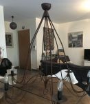 grande suspension en fer