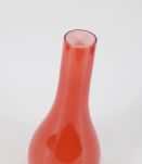 Vase en verre orange