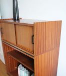Meuble rangement bibliothèque vintage 50's style P. Guariche