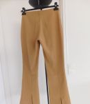 Pantalon fendu chic beige