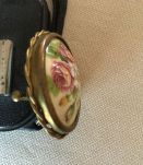 Broche vintage porcelaine de Limoges 