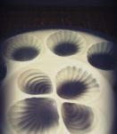 vintage Moulins des loups service à huîtres