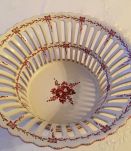 Coupe à fruits en faïence 