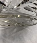 Petit panier en cristal de Bohême 