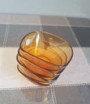 plateau apéritif vintage 4 coupes en verre Vereco et armatur