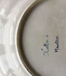 Assiette décorative de Moustier 