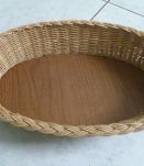 corbeille   en   osier  ancienne