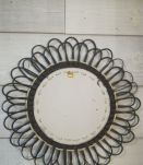 Miroir rotin vintage