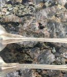 6 petites cuillères métal argenté anciennes