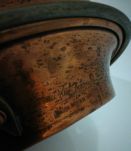 Bonbonnière artisanale en cuivre