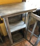 Vitrine auxiliaire en bois de chêne MA003