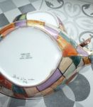 Ensemble 2 plats/coupes déco forme lozange