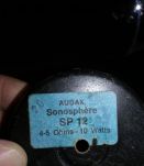 Haut parleur AUDAX Sonosphère SP12 , années 70