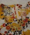 robe motif fleurs vintage