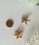 Boucle d'oreille étoile de mer