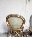 Lot de 10 Chaises bistrot vintage dans leur jus