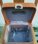 Vanity en vinyle marron 