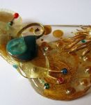 Broche - création artisanale JPM´CREATIONS