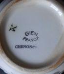 Saucière faiencerie de Gien modèle Chenonceaux