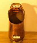 Pot à charbon cuivre &amp; céramique 