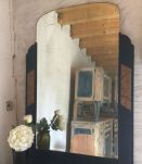 Grand miroir Art Déco ancien