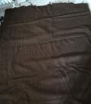 Coupon vintage années 70 pure laine bouclée épaisse