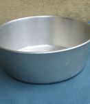 bassine  en aluminium, vintage